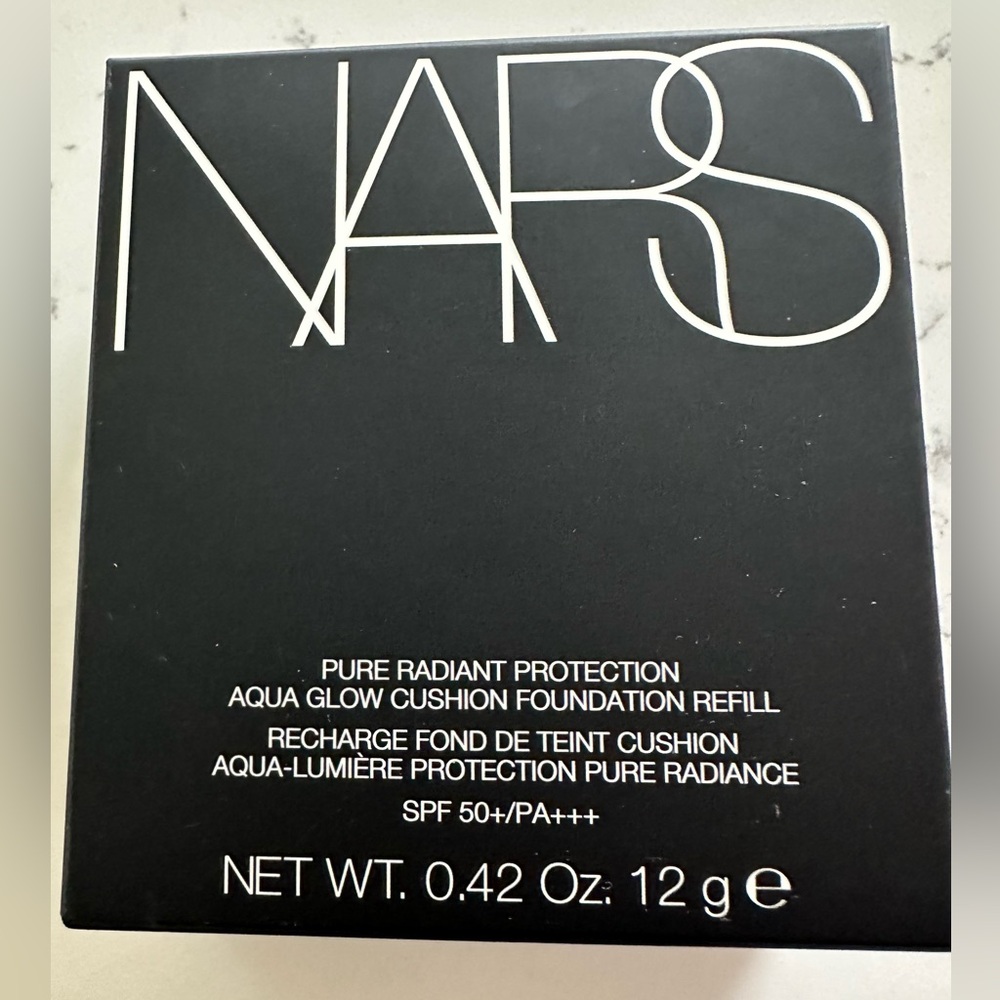 NIB NARS Pure Radiant Protection Aqua Glow Cushion Foundation Refill in Alaska